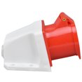thumbnail image 4 of Red Industrial Outlet,Industrial Outlet PC Brass Surface Mounted Industrial Socket CEE Outlet Streamlined Design, 4 of 14