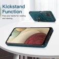 thumbnail image 5 of Dteck Wallet Case for Samsung Galaxy A12 5G with Ring Stand, PU Leather Minimalist Case with Card Holder Kickstand Slim Protective Cover for Samsung Galaxy A12 5G,Blue, 5 of 8