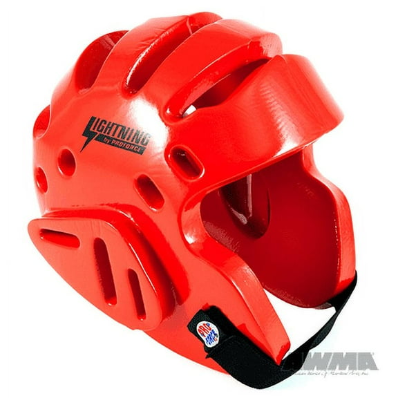 ProForce Lightning Sparring Head Guard / Headgear - Red XLarge