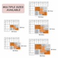 thumbnail image 6 of Orange Abstract Outdoor Rug 4x6 Ft, Non Slip Washable Area Rug, Grey Geometric Oil Painting Vintage Gradient Patio Rugs Carpet Runner, Large Floor Mat for Indoor/Outdoor Deck Porch Camping, 6 of 8