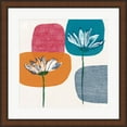 thumbnail image 1 of Modern Fall Floral I by Linda Woods, Framed Wall Art, 19.75W x 19.75H, 1 of 1