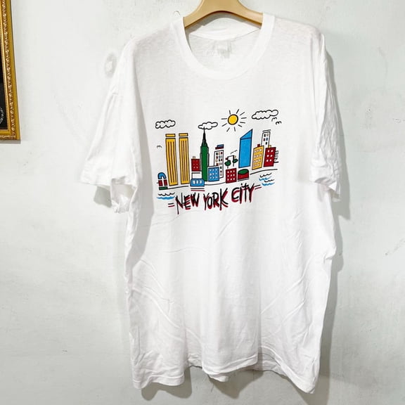Vintage New York City T-Shirt Size XL, 90s Retro Graphic Tee, Classic NYC Style Shirt, Unisex Streetwear Top