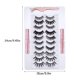 thumbnail image 3 of 10 pares de pestañas magnéticas con delineador de ojos resistente al agua y kit de pinzas, pestañas reutilizables de aspecto natural, sin pegamento 5ML, 3 of 6