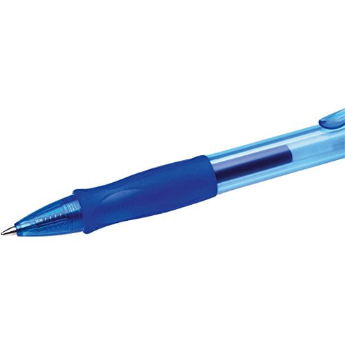 Gel-Ocity Retractable Gel Pen, Blue Ink, .7mm, Medium, Dozen