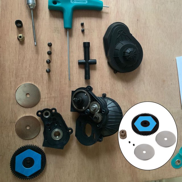Engranaje de motor 13T y Engranaje 56T perfecl Para Reparación de Piezas Axial SCX10II