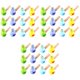 thumbnail image 1 of 45 Uds. Silbatos de madera para pájaros, silbato de dibujos animados, juguete con forma de pájaro, silbato para niños, regalo educativo (Color aleatorio), 1 of 1