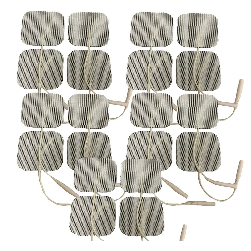 20 TENS Unit Electrode Pads 2 x 2 Replacement TENS EMS Massage 2 Inch