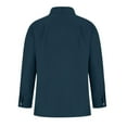 thumbnail image 5 of qelini Long Sleeve Work Shirts for Men Business Everyday with Pockets Cotton Solid Color Collared Tops, 5 of 6