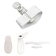 thumbnail image 2 of Paquete transparente de 500 Kit de cuñas surtidas de arandelas planas de nailon blanco para pernos de tornillo M2 M2.5 M3 M4 M5 M6 M8 M10, espaciador de aislamiento redondo, 2 of 5