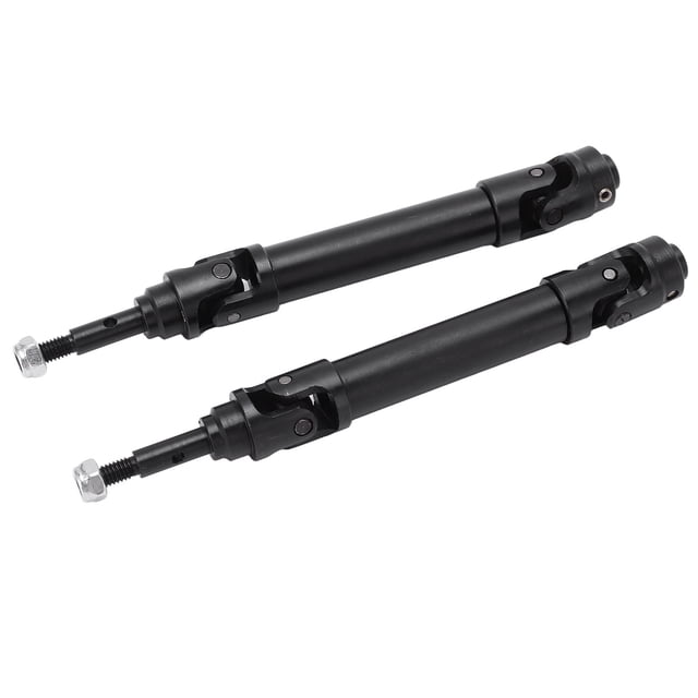 Eje de transmisión delantero de acero, 2 piezas Eje de transmisión delantero de acero de metal RC Eje de transmisión universal diseñado para la perfección