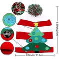 thumbnail image 2 of Gorros navideños TANGJMXG con iluminación LED Gorro feo de Papá Noel 10 Luces Coloridas, 2 of 5