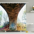 thumbnail image 1 of Ambesonne Rustic Decor Pillar of Stone Shower Curtain Set, 1 of 1