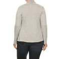 thumbnail image 4 of Women's Solid Plus Size Open Front Long Sleeve Lightweight Soft Basic Sweater Cardigan, 4 of 4