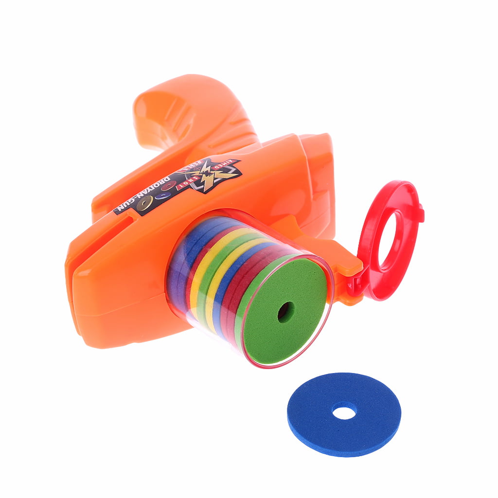 Children Flying Saucer Gun EVA Soft Bullet Party Kids Outdoor Toys Xmas GiftH4 