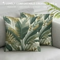 thumbnail image 3 of GOSMITH  Tropical Palm Leaves Throw Pillow Case Banana Jungle Leaf Seamless Floral Pattern Pillow Cushion Cover Home Sofa Decorative, 3 of 5