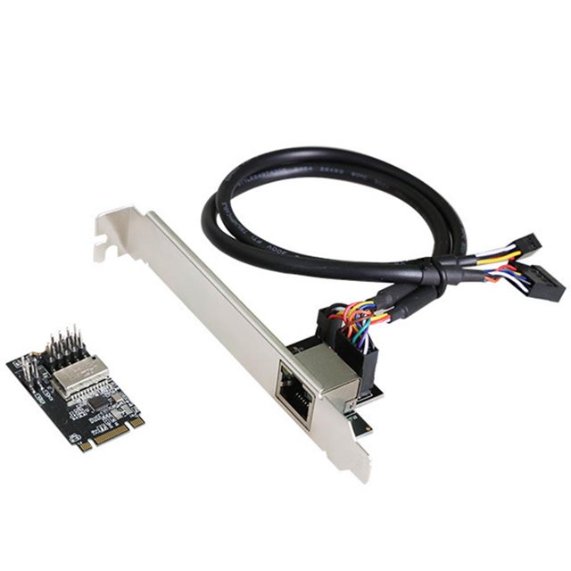 Tarjeta De Red M.2 (B-Key/M-Key) A Pci-E Gigabit Tarjeta Ethernet Pci-Express 10/100/1000 Imbps Tarjeta De Internet Para Pc De Escritorio seitruly EL016146-00