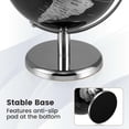 thumbnail image 2 of Resenkos 8" Decorative Desktop World Globe - Silver, 2 of 8