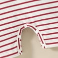 thumbnail image 4 of KPOPLK Unisex Clothes 0-12 Months Long Sleeve Snaps up Solid Ribbed Knit Baby Outfits(Red,0-3 Months), 4 of 6