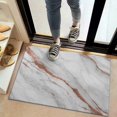 thumbnail image 2 of White Rose Gold Marble Door Rugs,Washable Non Slip Door Mats Indoor,Decorative Door Mats,Entry Mat Indoor for Entrance,Bedroom,Kitchen,Bathroom,20"x32", 2 of 6