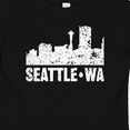 thumbnail image 4 of Inktastic Seattle Skyline Grunge Boys or Girls Baby T-Shirt, 4 of 5