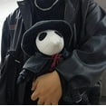 thumbnail image 6 of Plague Doctor 12" Plush, Halloween Stuffed Doll Plushie Toy Gift for Kids, Halloween Hugging Cushion Decor, SCP Merch Stuffed Toys (Round hat Cloak Style), 6 of 13