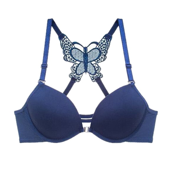 Harpily 2025 Bra Women's Summer Comfort Clearance Front Buckle Back Adjustable Bra Lace Thin Bra