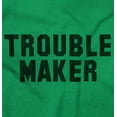 thumbnail image 2 of Trouble Maker Rebel College Party Unisex Plus Fleece Graphic Hoodie Brisco Brands 2X, 2 of 5