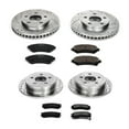 thumbnail image 3 of PowerStop Front and Rear Z23 Evolution Sport Carbon-Fiber Ceramic Brake Pad and Drilled & Slotted Rotor Kit Fits: BUICK OLDSMOBILE PONTIAC Select Models K2554, 3 of 10