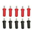 thumbnail image 2 of Banana Adapter, 4mm Solder Type Red Black Banana Plug  for Speaker Cables, 2 of 8