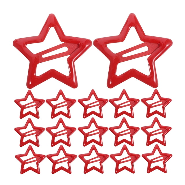40 Uds. Pinzas para el pelo de estrella, pinzas para el pelo Kawaii, accesorios para el cabello de estrella para niñas adolescentes y mujeres