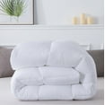 thumbnail image 4 of Kasentex  Winter Warmth Quilted Comforter, Cozy Soft Seersucker Textured, Down Alternative Fill White Queen, 4 of 34