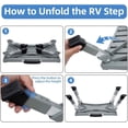 thumbnail image 6 of GarfatolRv Silver, 16.5" x 2.75", Aluminum RV Steps, Adjustable Height with Non-Slip Rubber Feet, 6 of 6