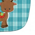 thumbnail image 3 of Caroline's Treasures Christmas Baby Bib, Reindeer Month 7, Blue, 3 of 3