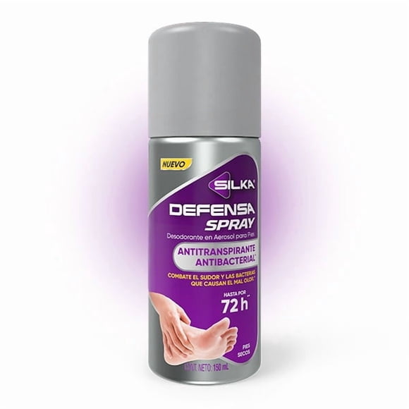 Desodorante para pies Silkamedic Defensa spray antitranspirante en aerosol 150 ml