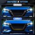 thumbnail image 3 of Accesorios de recubrimiento de parachoques de embellecedor de parrilla frontal de 1 juego de Unique Bargains para Nissan Sentra 2020 2021 2022 2023, 3 of 7