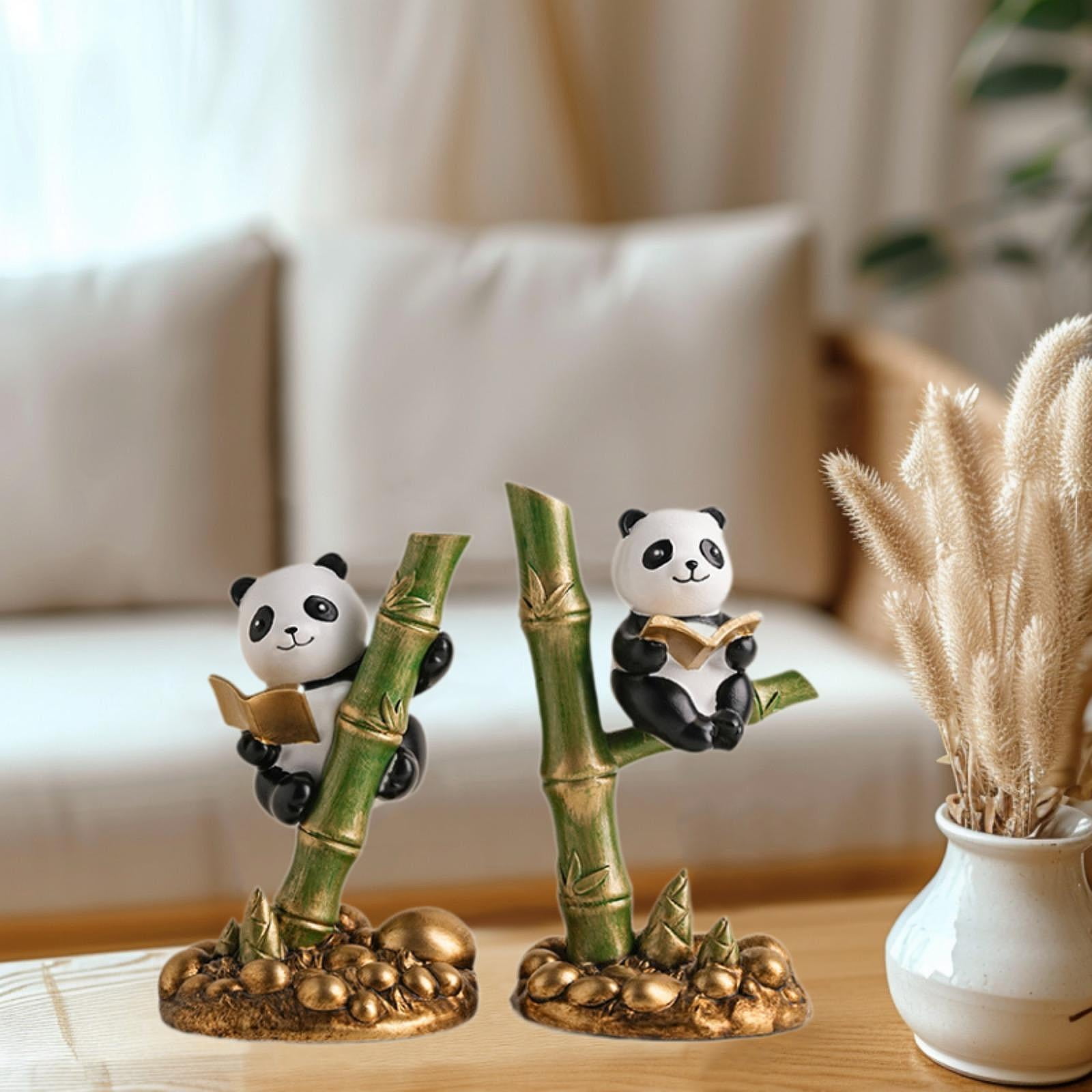 Serre-Livres Mignons Motifs De Panda Support Pour Étagère À Livres