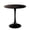 Black, variant on GZXS Farmhouse Round Dining Table, 23.6" Diameter Natural Wood Finish MDF Top with Metal Pedestal Base, Easy to Clean & Assemble, Versatile for Kitchen, Apartment & Dining Room