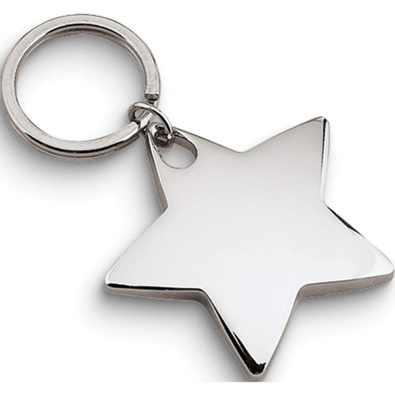 Fashion Nickel-Plated Star Key Ring (4 X 2) Made In China gm600