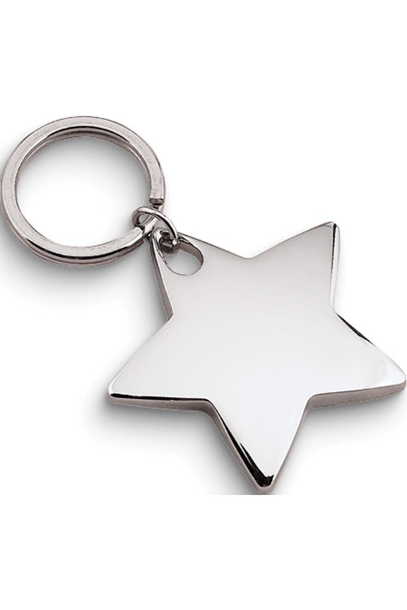Fashion Nickel-Plated Star Key Ring (4 X 2) Made In China gm600