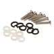 thumbnail image 4 of 6 Piezas Guitarra Acústica Tuning Peg Lve Tapón con Tornillos Cabezas Pearl Sunnimix Guitarra Tuning Peg Button, 4 of 8