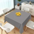 thumbnail image 5 of Tchckioa Solid Color Square Tablecloth,Waterproof Table Cloth for Kitchen,70x70 Inch,Gray, 5 of 6