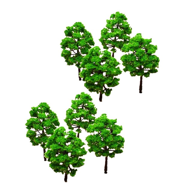 2 × 10 Piezas 1: 1: 150 árboles Modelo de Decoración de árboles para La Fabricación de Modelos de Paisaje Ferroviario Hugo Árbol de modelos de paisaje