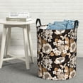 thumbnail image 5 of Goofa Retro Hydrangeas Printed Circular Hamper,Laundry Basket with Handles,Storage Baskets Foldable,Large Capacity Laundry Hamper-Medium, 5 of 8