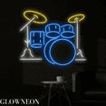 thumbnail image 3 of Glowneon Drum Band Neon Sign, Drum Band Led Sign, Music Club Led Sign, 3 of 4