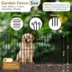 thumbnail image 3 of Cerca para jardín GILPWA, barrera para animales de 32 paneles, 10 m x 58 cm, 3 of 6