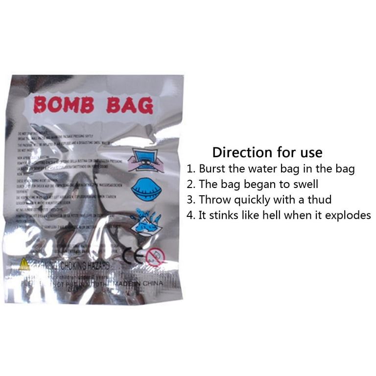 10Pcs/set Funny Fart Bomb Bags Aroma Bombs Smelly Stink Bomb