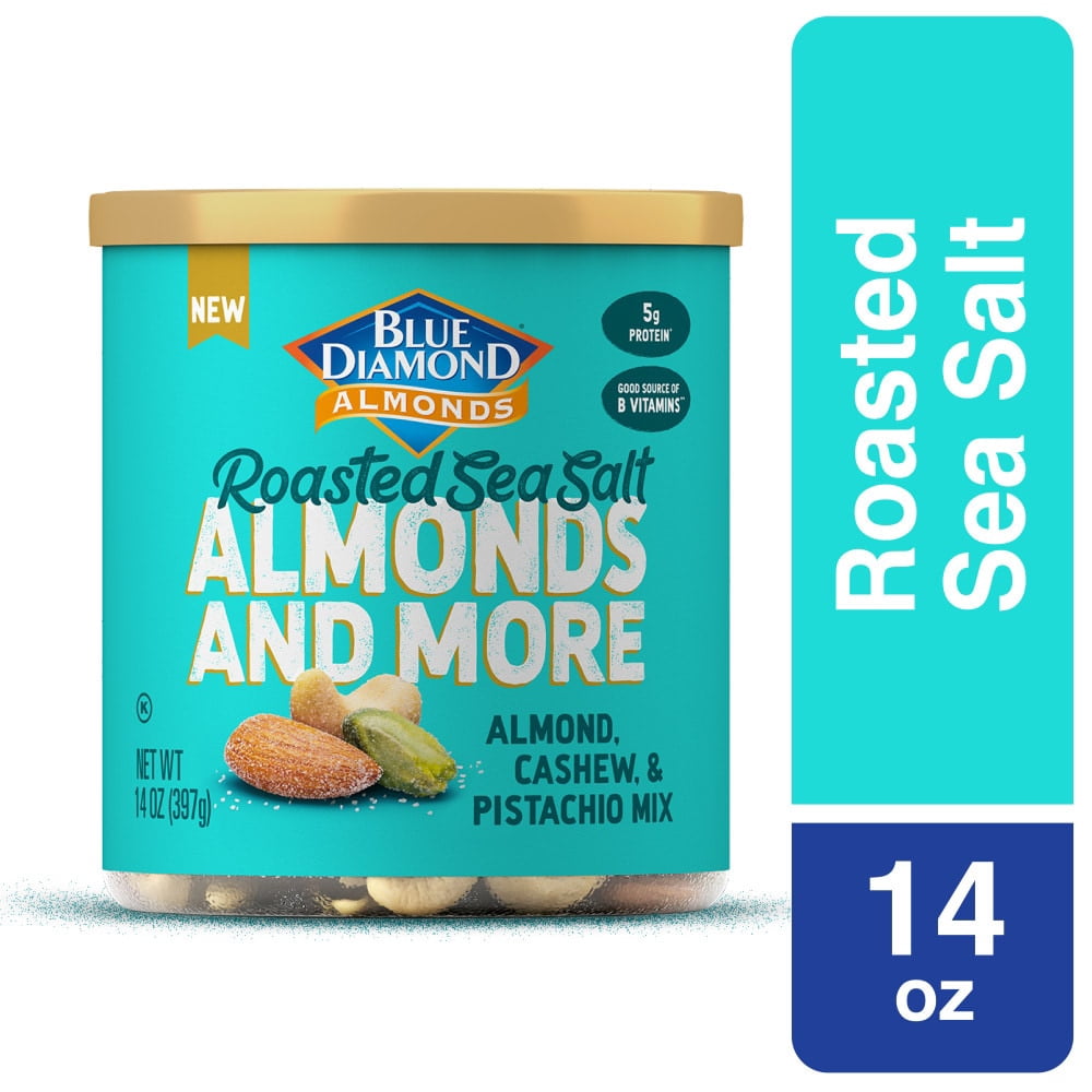 Blue Diamond Almonds and More Roasted Sea Salt Mixed Nuts 14 oz - 5 Pack