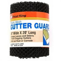 Frost King 6in. X 20ft. Black Plastic Mesh Gutter Guard