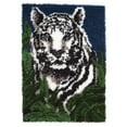 thumbnail image 3 of WonderArt® 24" x 34" Latch Hook Kit, White Tiger, Acrylic Yarn Cotton Canvas, 3 of 8