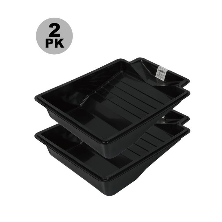 PaintPro 9-Inch Plastic Paint Tray Liners, Black, 2 Pack - Walmart.com